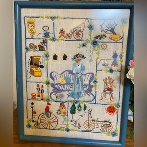 VTG- Crewel and Embroidery artwork